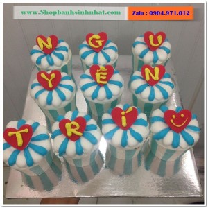 Bánh Sinh Nhật Cupcake - CUP54